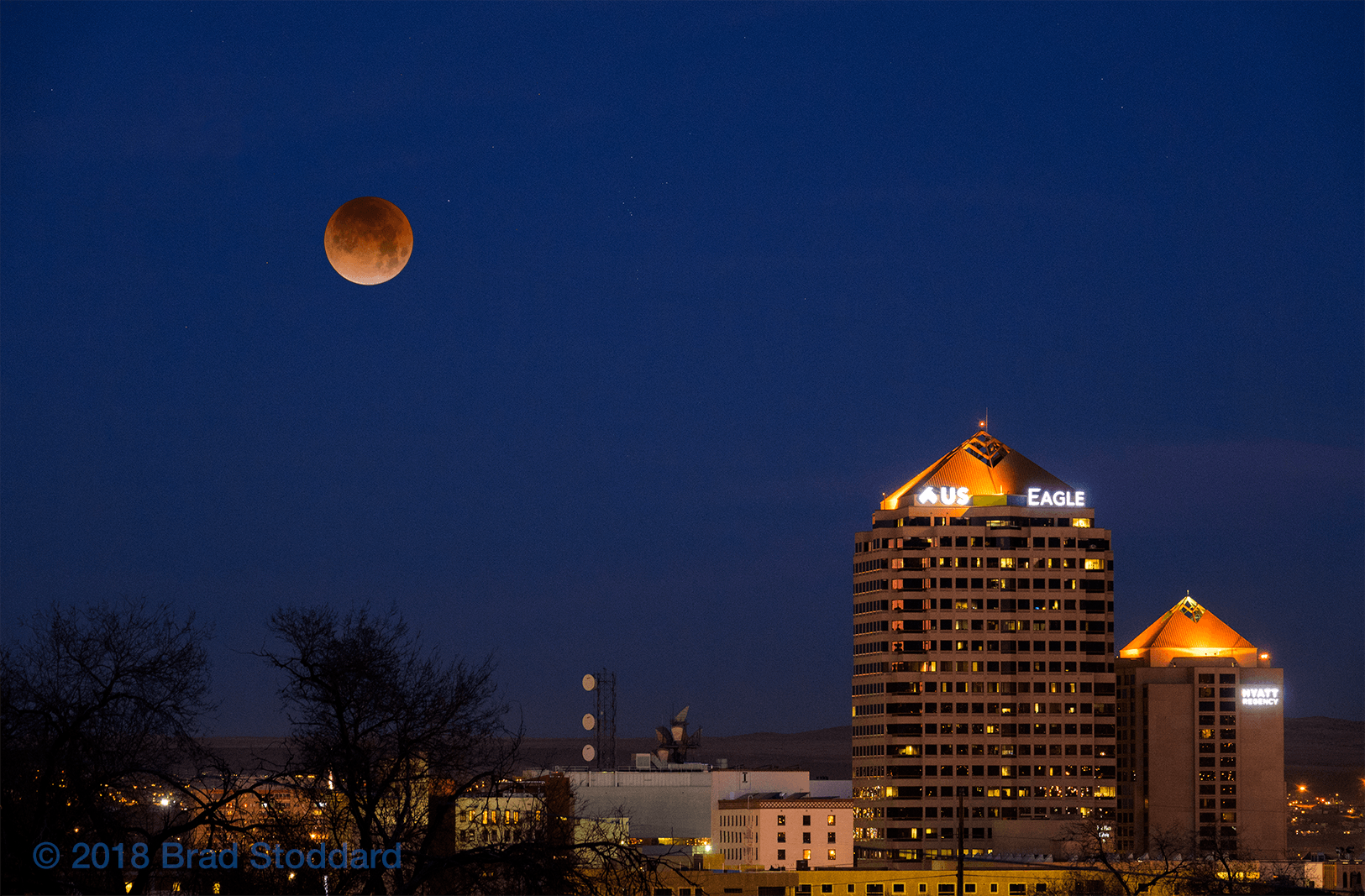 Lunar Eclipse Albuquerque, NM Stoddard Communications